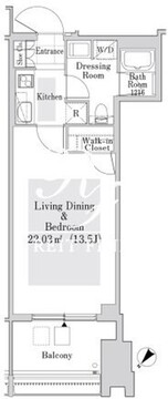 ラ・トゥール新宿ガーデン 2718 間取り図