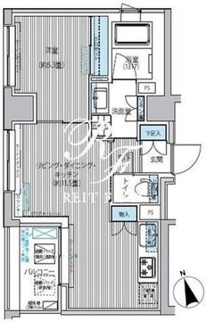 御幸レジデンス日本橋茅場町 707 間取り図
