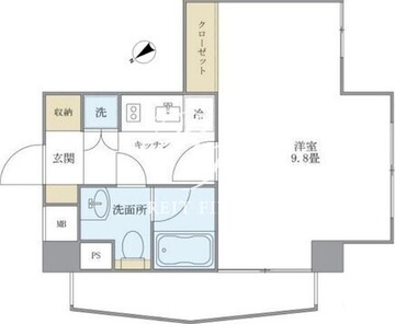 KDXレジデンス門前仲町 701 間取り図
