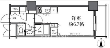HF駒沢公園レジデンスタワー 507 間取り図