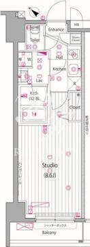 ガーラ・ヒルズ赤坂 102 間取り図