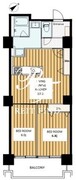 六本木ビュータワー 1804 間取り図