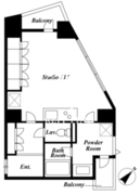 KDXレジデンス白金2 707 間取り図