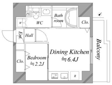 レジディア板橋本町プレイス 1003 間取り図