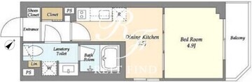 コンフォリア上目黒 306 間取り図