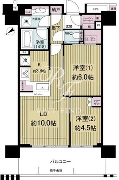 三田聖坂ガーデンレジデンス 435 間取り図