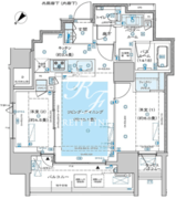 ディームス渋谷本町 1001 間取り図