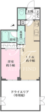 ACPレジデンス文京春日 208 間取り図