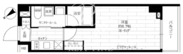 ステージグランデ茅場町 202 間取り図