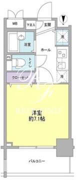 ガーラプレイス新宿御苑 802 間取り図
