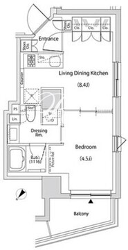 ザ・パークハビオ文京目白台プレイス 1003 間取り図