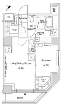 ザ・パークハビオ文京目白台プレイス 602 間取り図