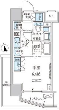 パークアクシス東上野 704 間取り図