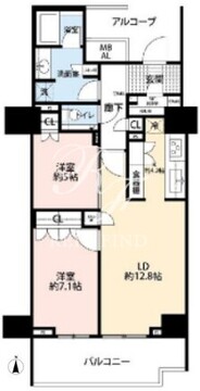 晴海フラッグ SUN-E-1208 間取り図