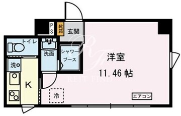 パルク北参道 502 間取り図