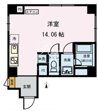 パルク北参道 501 間取り図