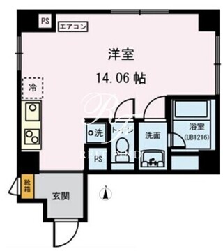 パルク北参道 401 間取り図