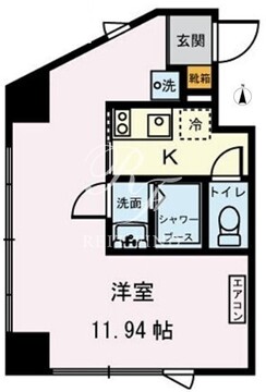 パルク北参道 305 間取り図