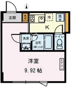パルク北参道 303 間取り図