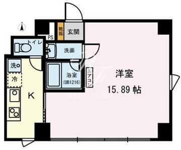 パルク北参道 302 間取り図