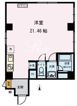 パルク北参道 301 間取り図