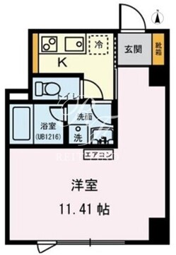 パルク北参道 204 間取り図