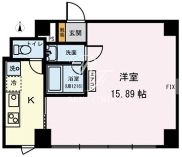 パルク北参道 202 間取り図