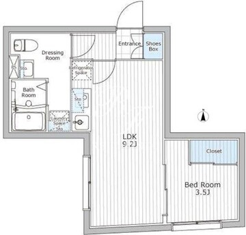 レジデンス市谷仲之町 403 間取り図
