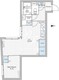 レジデンス市谷仲之町 206 間取り図