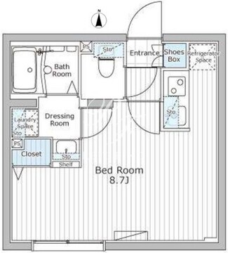 レジデンス市谷仲之町 103 間取り図