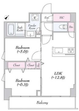 ロイジェント志村坂上 427 間取り図