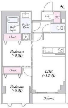 ロイジェント志村坂上 705 間取り図