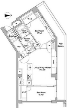 代官山ブレス 407 間取り図