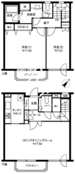 参宮橋マンション 303 間取り図