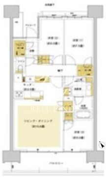 晴海フラッグ SUN-A-706 間取り図