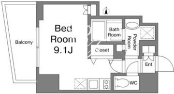鍋横アパートメントハウス 502 間取り図
