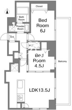 鍋横アパートメントハウス 803 間取り図