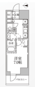 レジディア新御徒町2 511 間取り図