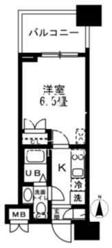 レジディア錦糸町 910 間取り図