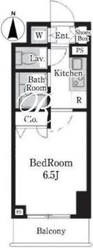 レジディア大島 503 間取り図