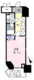 レジディア高輪桂坂 1202 間取り図