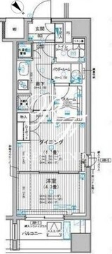 ミリアレジデンス東池袋 701 間取り図
