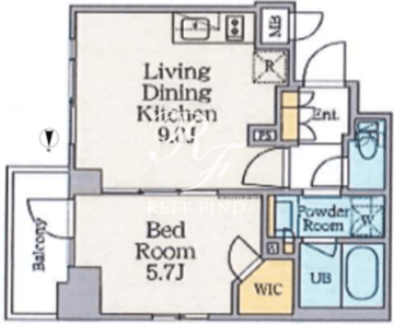 クレストコート錦糸町 605 間取り図
