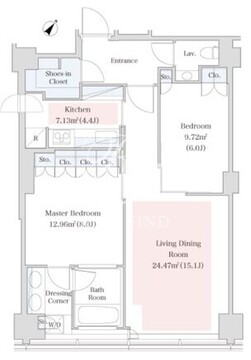 ラ・トゥール青葉台 2410 間取り図