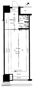 The SOHO 610 間取り図
