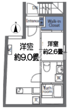 アリュール砂町銀座 202 間取り図