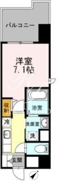 ヒルフラット大崎 501 間取り図