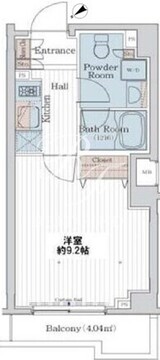 カスタリア三宿 213 間取り図