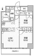 シーズンフラッツ浅草言問通り 201 間取り図