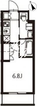 アジールコート東大井 319 間取り図